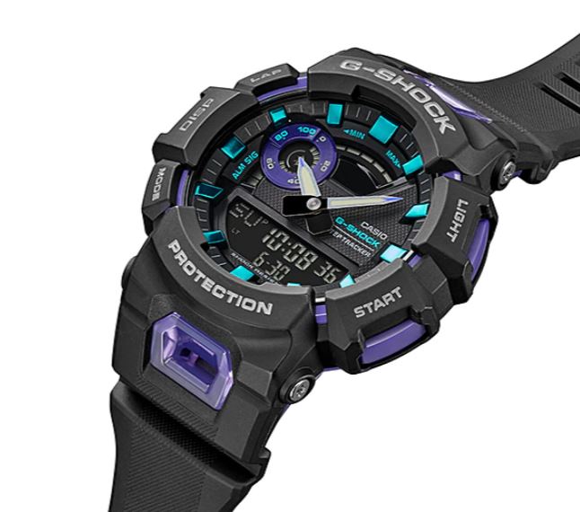 CASIO G-SHOCK SPORTS GBA-900-1A6DR G-SQUAD PURPLE BLACK WATCH
