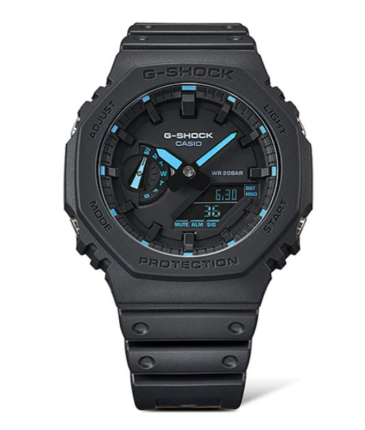 CASIO G-SHOCK GA-2100-1A2DR SPECIAL COLOUR MODELS BLACK WATCH