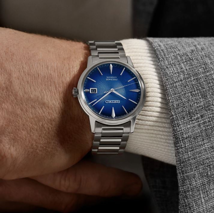 seiko presage cocktail time red