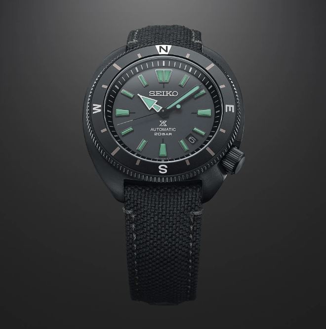 SEIKO PROSPEX SRPH99K1 LIMITED EDITION "BLACK SERIES" TORTOISE MEN WATCH