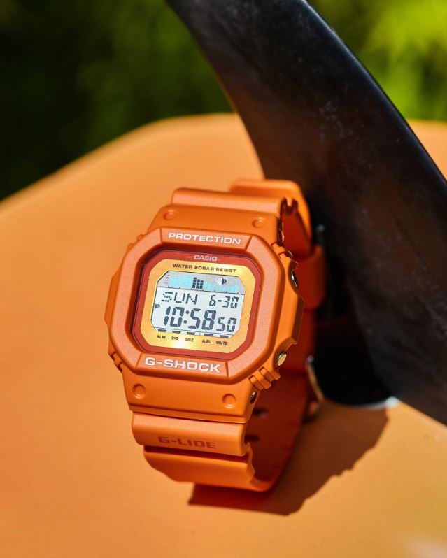 CASIO G-SHOCK GLX-5600RT-4DR G-LIDE SPORTS ORANGE WATCH