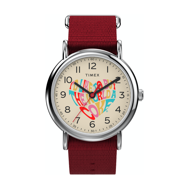 TIMEX WEEKENDER X COCA-COLA QUARTZ MEN WATCH