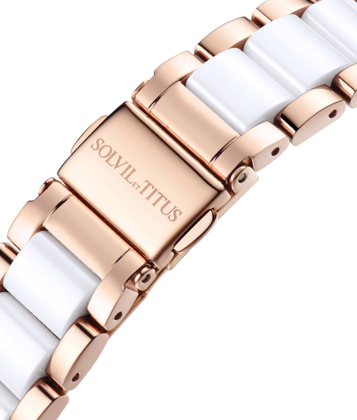 SOLVIL ET TITUS PERSE W06-02108-003 MULTI-FUNCTION QUARTZ WOMEN WATCH