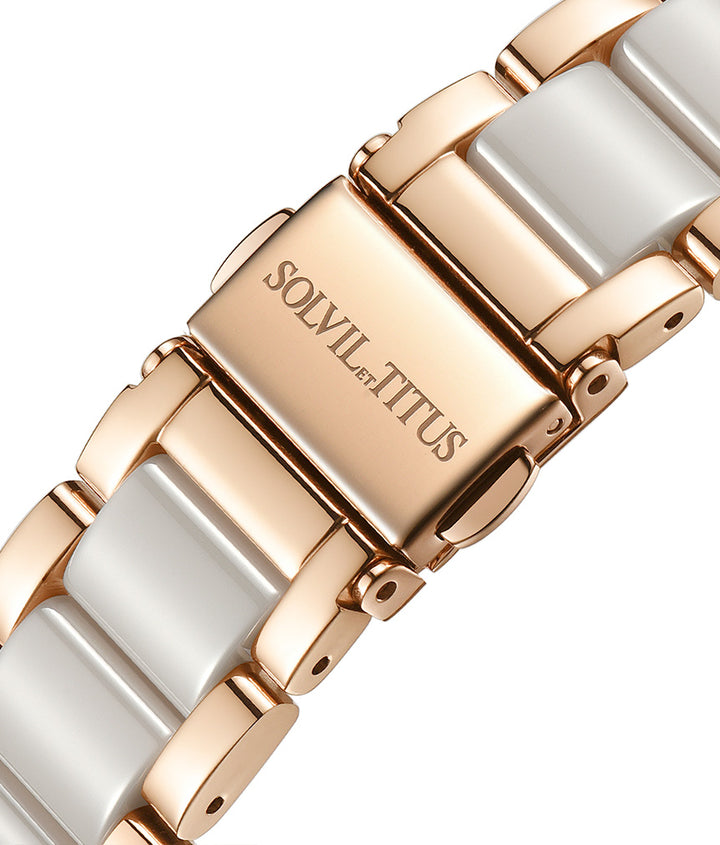 SOLVIL ET TITUS PERSE W06-02108-011 MULTI-FUNCTION QUARTZ WOMEN WATCH