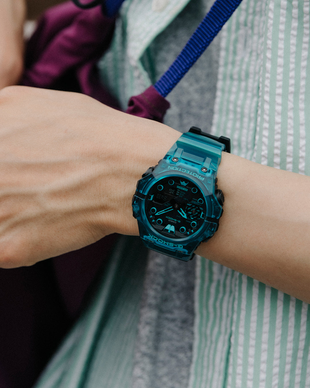 CASIO G-SHOCK GA-B001G-2ADR ANALOG-DIGITAL BLUE WATCH