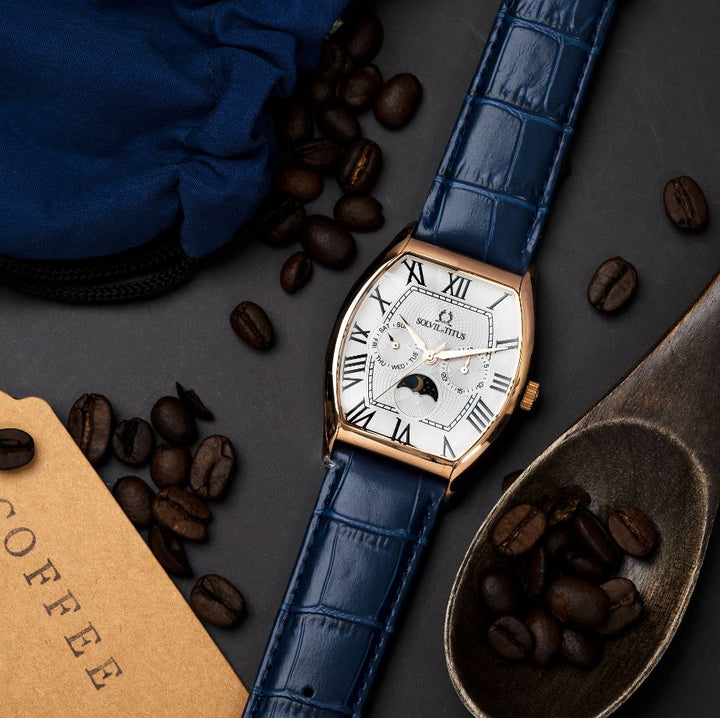 SOLVIL ET TITUS BARISTA W06-03219-002 MULTI-FUNCTION QUARTZ MEN WATCH
