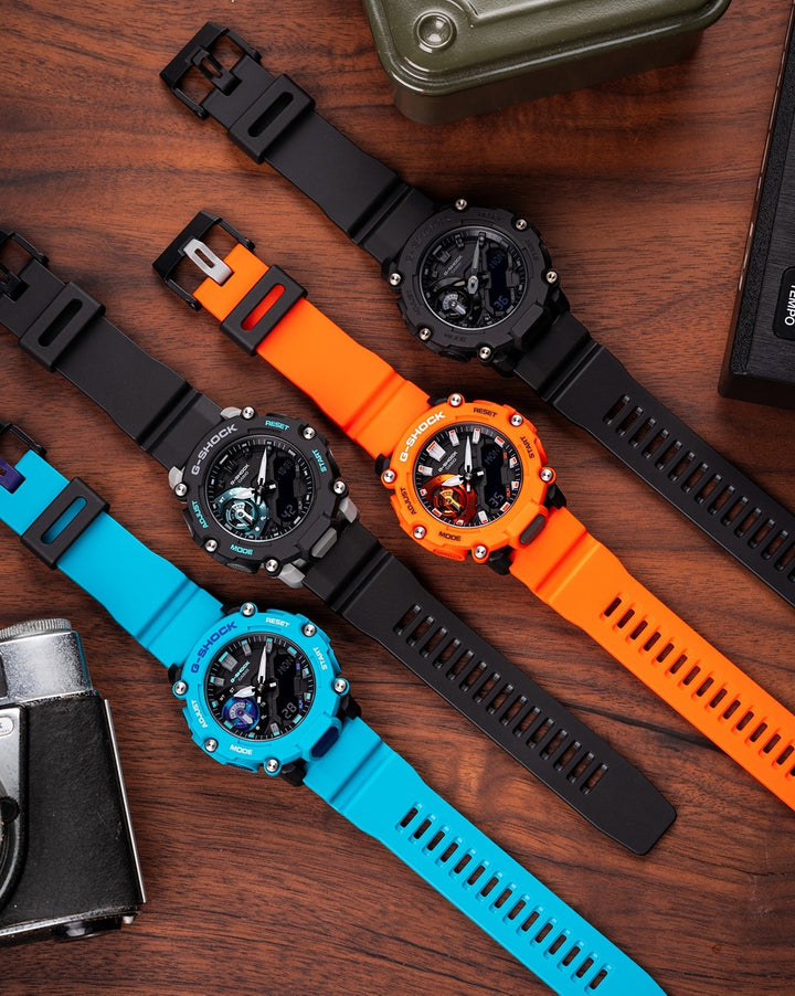 CASIO G-SHOCK GA-2200-2ADR STANDARD ANALOG-DIGITAL BLUE WATCH