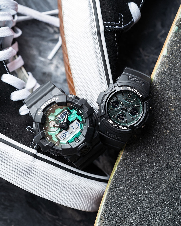 CASIO G-SHOCK AWR-M100SMG-1ADR SPECIAL COLOUR MODELS BLACK WATCH