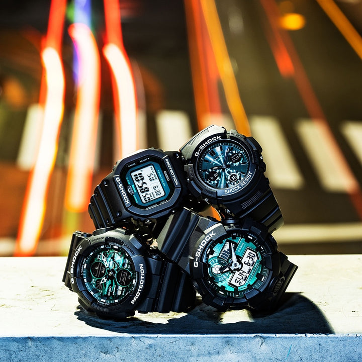 CASIO G-SHOCK AWR-M100SMG-1ADR SPECIAL COLOUR MODELS BLACK WATCH