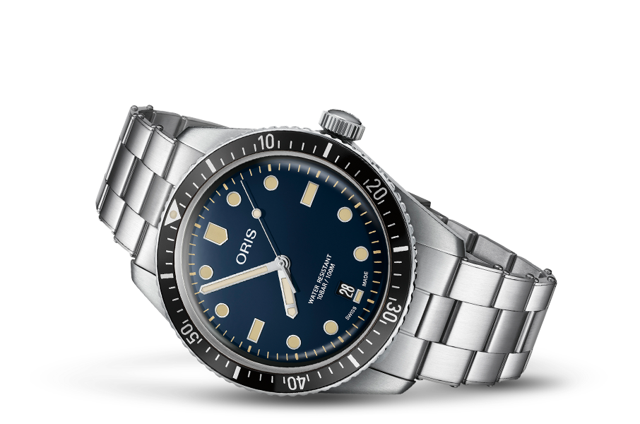 Oris 65 blue sales dial