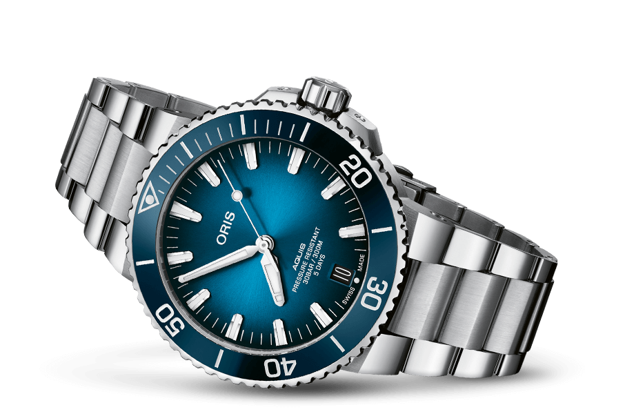 ORIS AQUIS DATE CALIBRE 400 400 7763 4135 07 8 24 09PEB MECHANICAL MEN WATCH