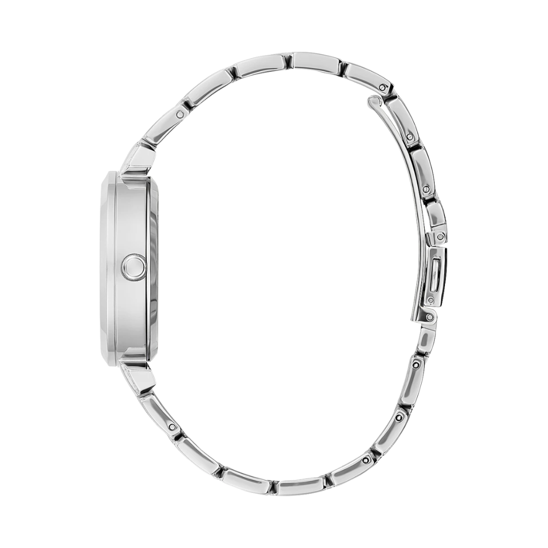 GUESS GW0470L1 CRYSTAL CLEAR QUARTZ ANALOG 3 HANDS WOMEN WATCH
