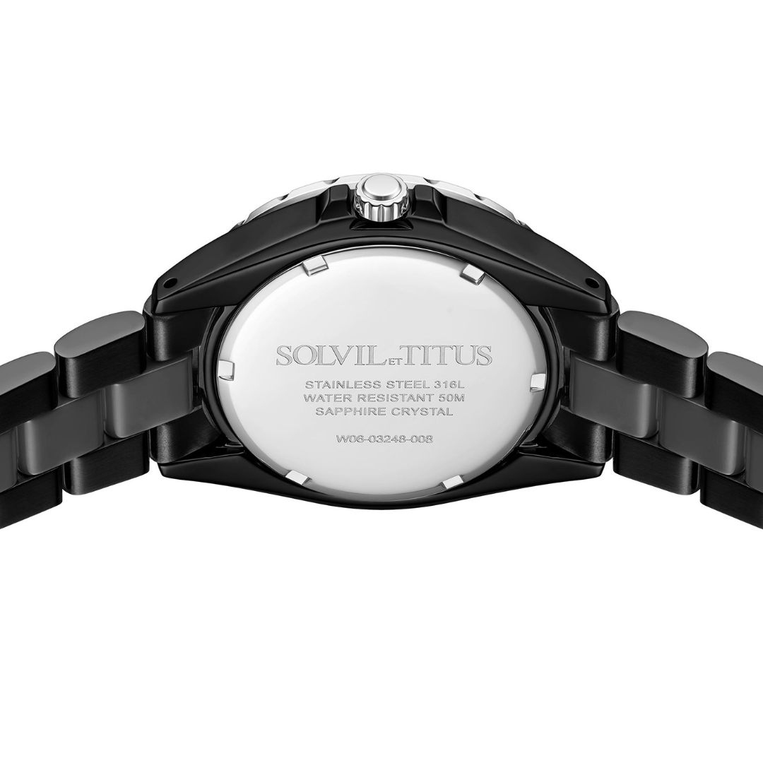 SOLVIL ET TITUS PERSE W06-03248-008 MULTI-FUNCTION QUARTZ WOMEN WATCH