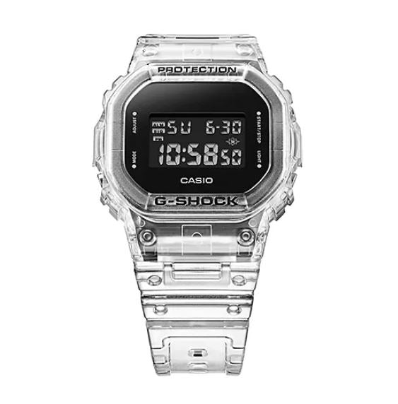 CASIO G-SHOCK DW-5600SKE-7DR SPECIAL COLOUR MODELS TRANSPARENT WATCH