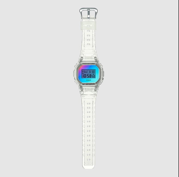CASIO G-SHOCK DW-5600SRS-7DR SPECIAL COLOR MODELS TRANSPARENT WATCH