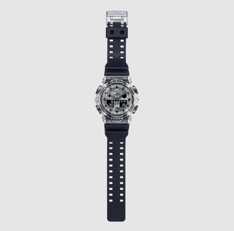 CASIO G-SHOCK GA-100SKC-1ADR SPECIAL COLOUR MODELS BLACK WATCH