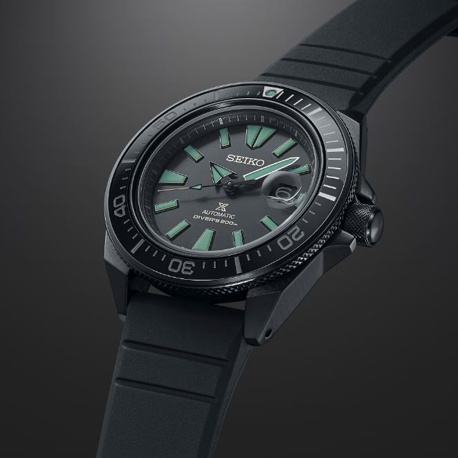 SEIKO PROSPEX SRPH97K1 LIMITED EDITION "BLACK SERIES" KING SAMURAI MEN WATCH