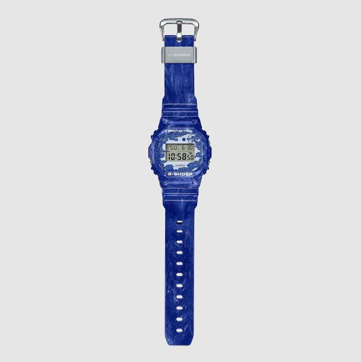 CASIO G-SHOCK DW-5600BWP-2DR DIGITAL BLUE WATCH