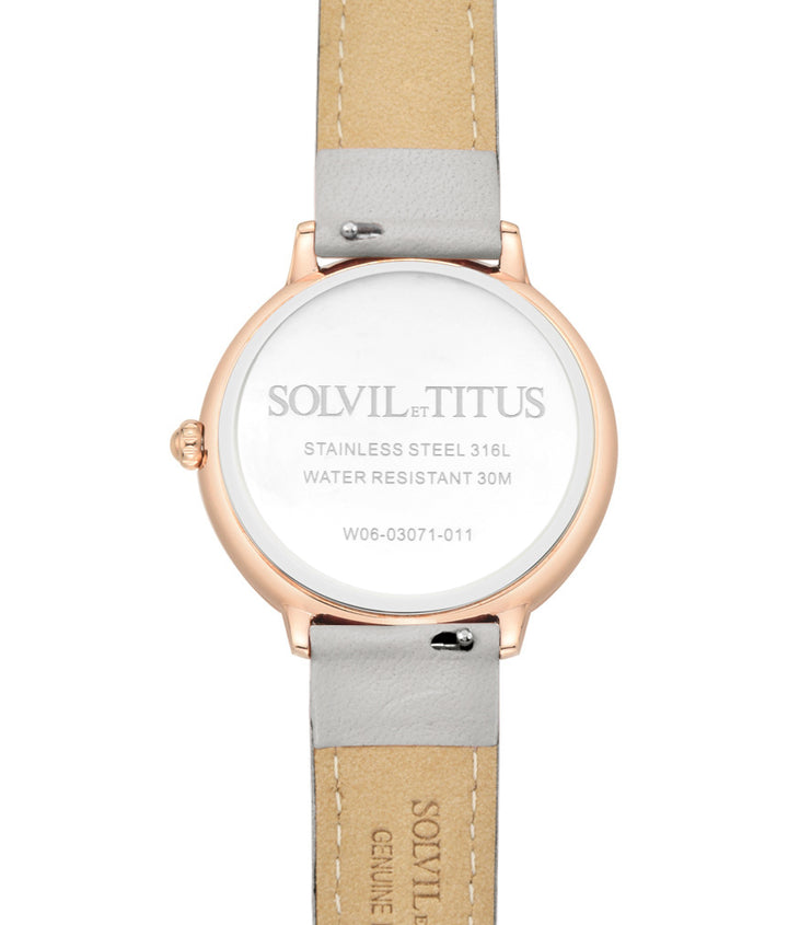 SOLVIL ET TITUS FASHIONISTA W06-03071-011 MULTI-FUNCTION QUARTZ WOMEN WATCH