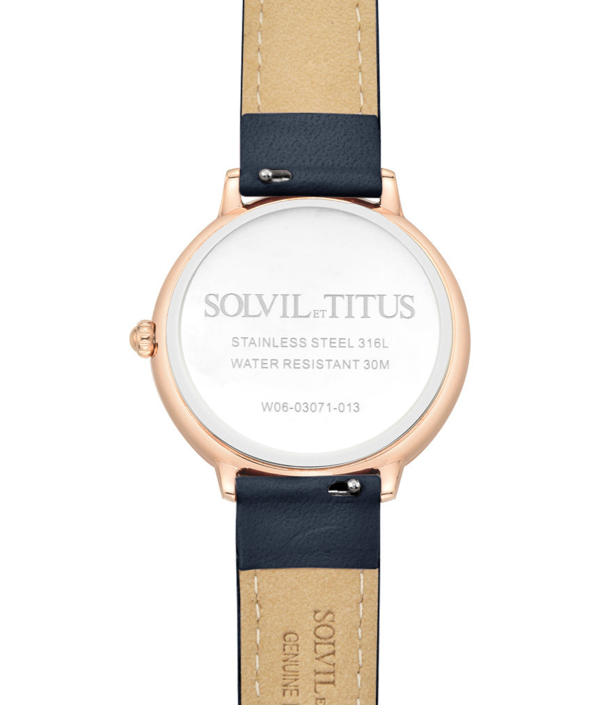 SOLVIL ET TITUS FASHIONISTA W06-03071-013 MULTI-FUNCTION QUARTZ WOMEN WATCH