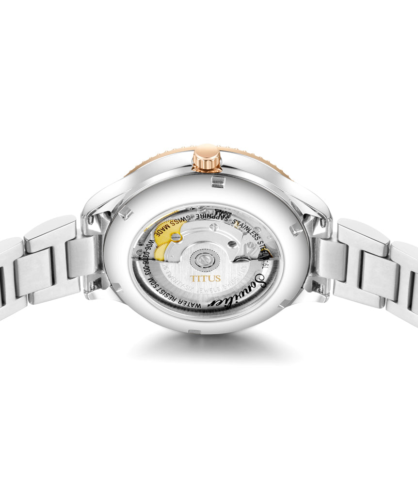 SOLVIL ET TITUS SONVILIER W06-03116-003 3 HANDS DATE AUTOMATIC WOMEN WATCH