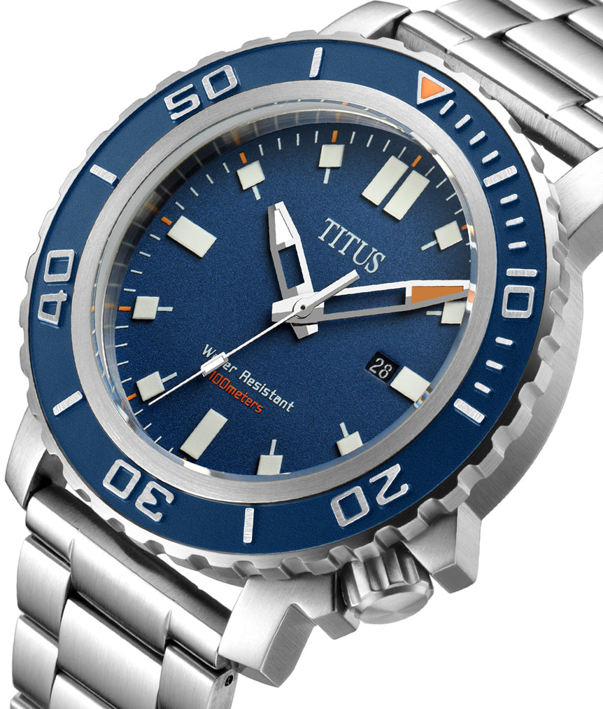 SOLVIL ET TITUS MODERNIST W06-03120-001 3 HANDS DATE QUARTZ MEN WATCH