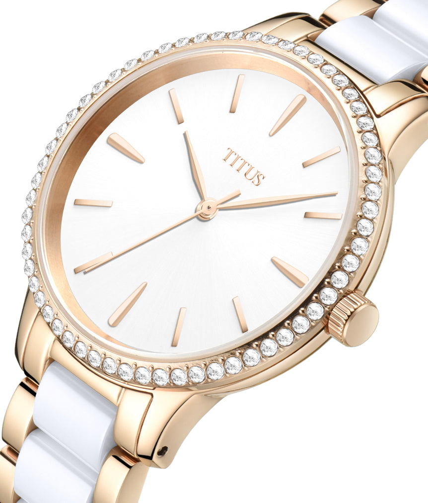 SOLVIL ET TITUS FASHIONISTA W06-03138-002 3 HANDS QUARTZ WOMEN WATCH