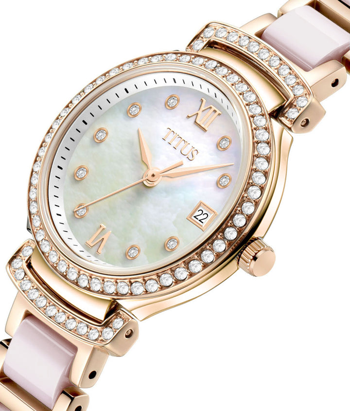 SOLVIL ET TITUS FAIR LADY W06-03139-004 3 HANDS DATE QUARTZ WOMEN WATCH