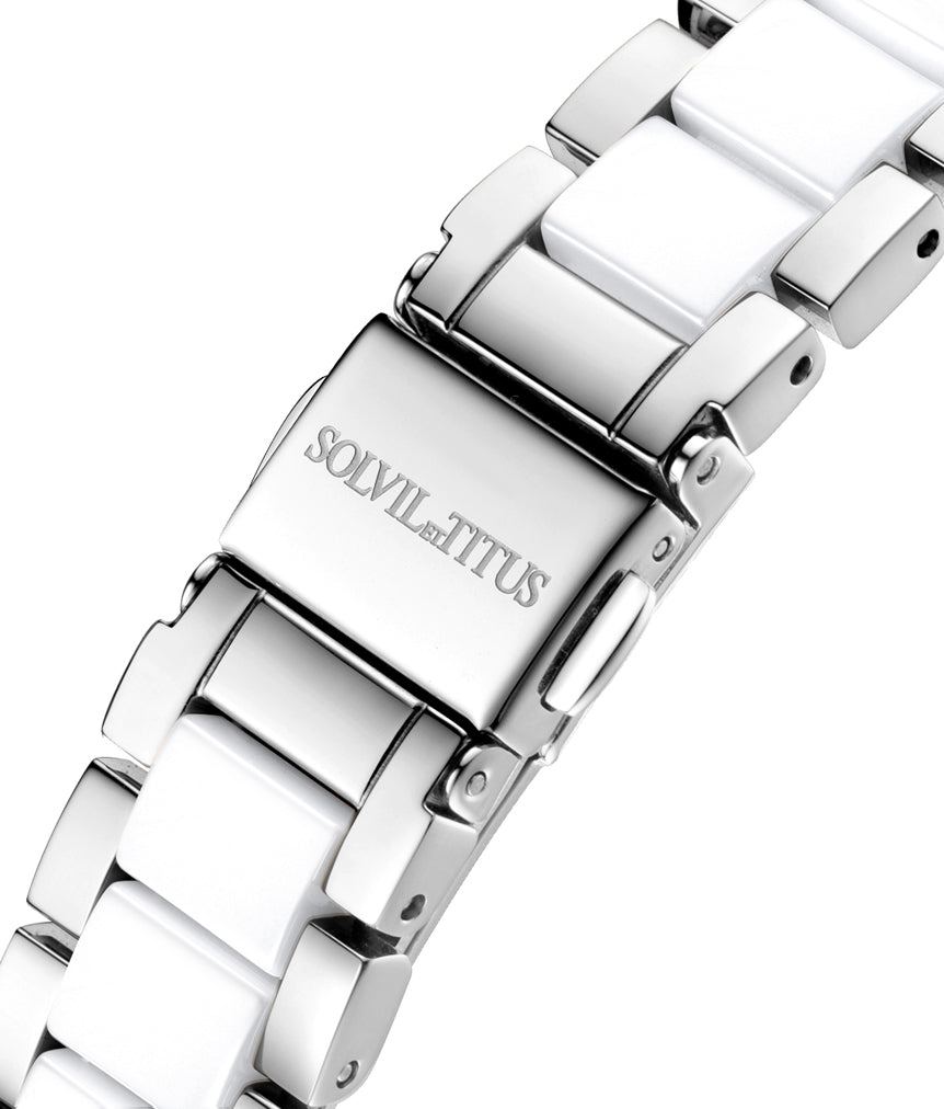 SOLVIL ET TITUS FASHIONISTA W06-03149-001 MULTI-FUNCTION QUARTZ WOMEN WATCH