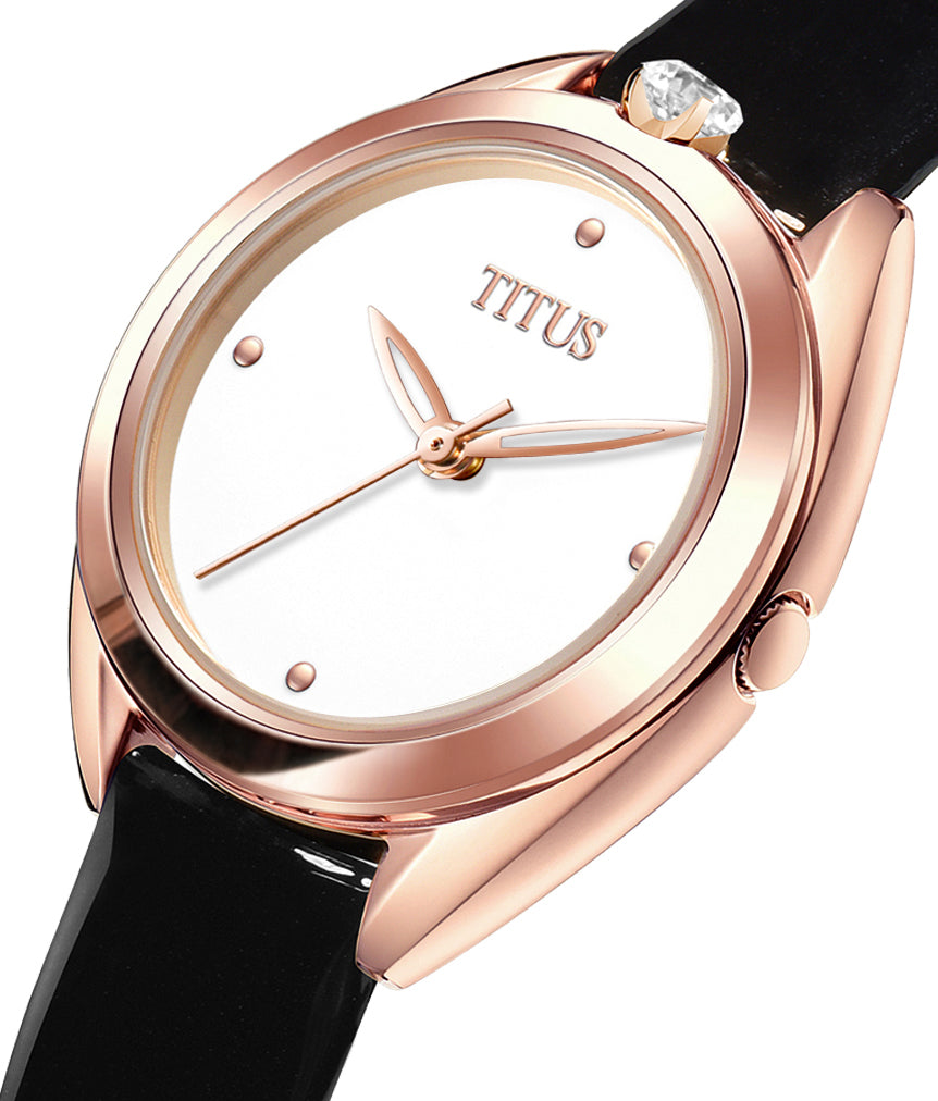 SOLVIL ET TITUS RING & KNOT W06-03158-002 3 HANDS QUARTZ WOMEN WATCH