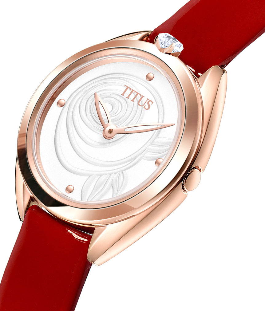 SOLVIL ET TITUS RING & KNOT W06-03172-001 2 HANDS QUARTZ WOMEN WATCH