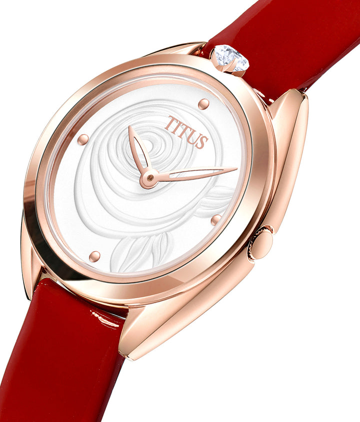 SOLVIL ET TITUS RING & KNOT W06-03172-001 2 HANDS QUARTZ WOMEN WATCH