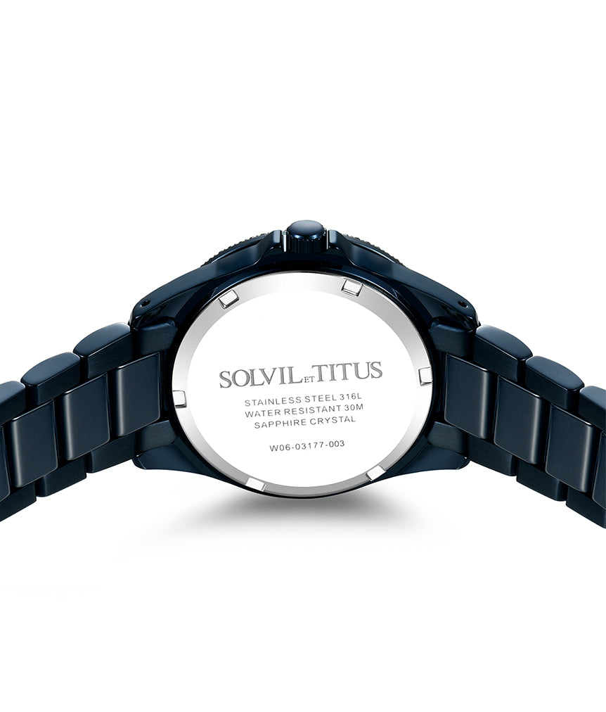 SOLVIL ET TITUS FASHIONISTA W06-03177-003 MULTI-FUNCTION QUARTZ WOMEN WATCH