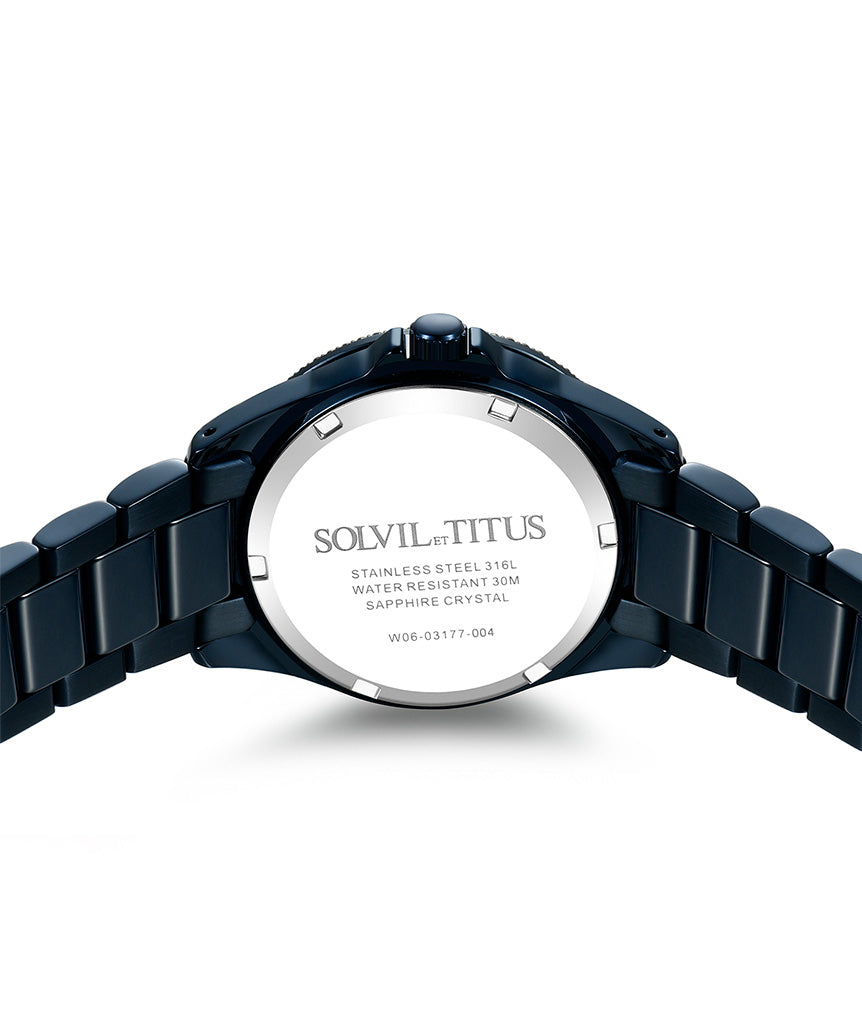 SOLVIL ET TITUS FASHIONISTA W06-03177-004 MULTI-FUNCTION QUARTZ WOMEN WATCH