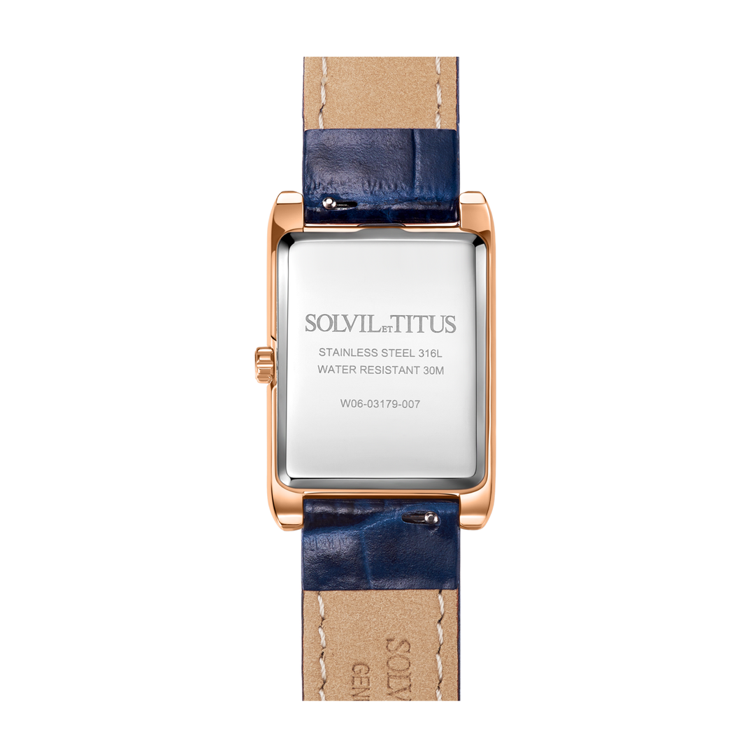 SOLVIL ET TITUS CLASSICIST W06-03179-007 2 HANDS DATE QUARTZ WOMEN WATCH