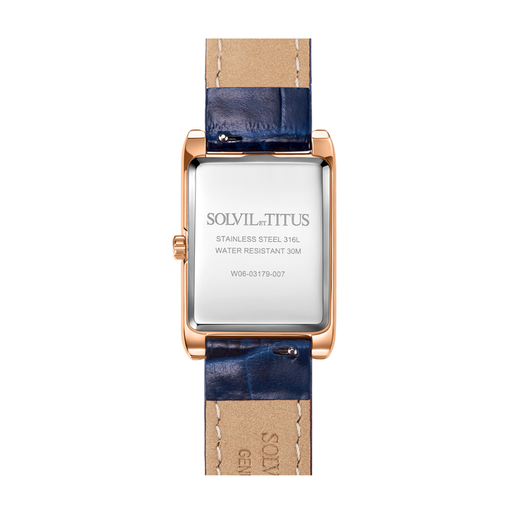 SOLVIL ET TITUS CLASSICIST W06-03179-007 2 HANDS DATE QUARTZ WOMEN WATCH