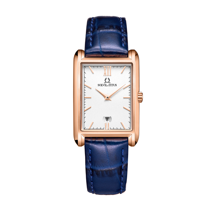 SOLVIL ET TITUS CLASSICIST W06-03179-007 2 HANDS DATE QUARTZ WOMEN WATCH