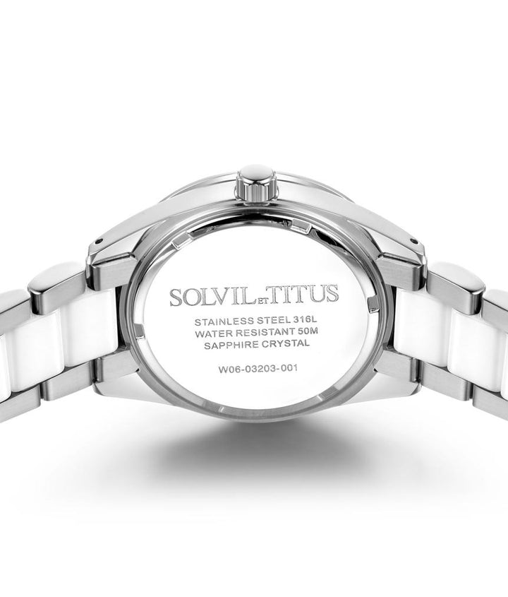 SOLVIL ET TITUS PERSE W06-03203-001 MULTI-FUNCTION QUARTZ WOMEN WATCH