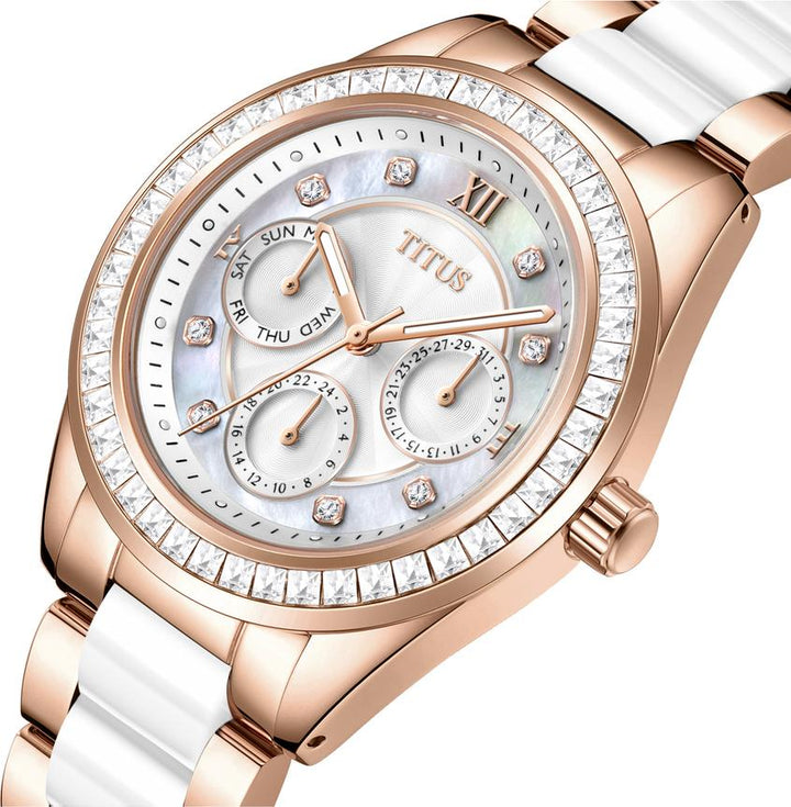 SOLVIL ET TITUS PERSE W06-03203-002 MULTI-FUNCTION QUARTZ WOMEN WATCH