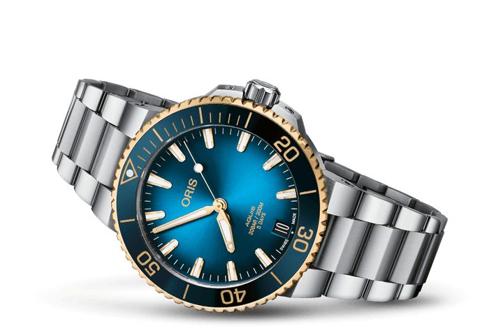 ORIS AQUIS DATE 400 7769 6355-07 8 22 09PEB MECHANICAL MEN WATCH