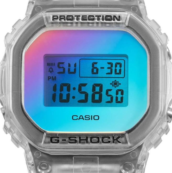 CASIO G-SHOCK DW-5600SRS-7DR SPECIAL COLOR MODELS TRANSPARENT WATCH