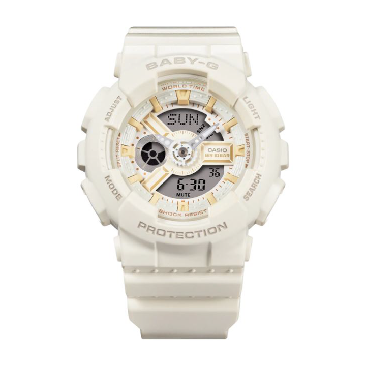 CASIO BABY-G BA-110XSW-7ADR ANALOG-DIGITAL BEIGE WATCH