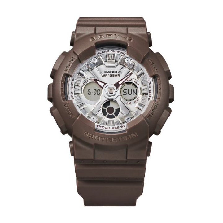 CASIO BABY-G BA-130SW-5ADR STANDARD ANALOG-DIGITAL BROWN WATCH