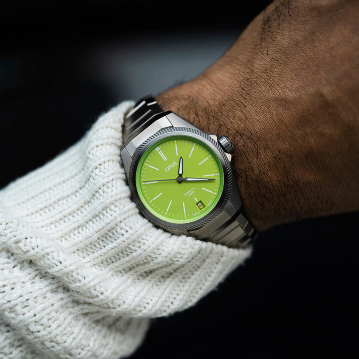 ORIS PROPILOT X 400 7778 7157-SET KERMIT EDITION MEN WATCH