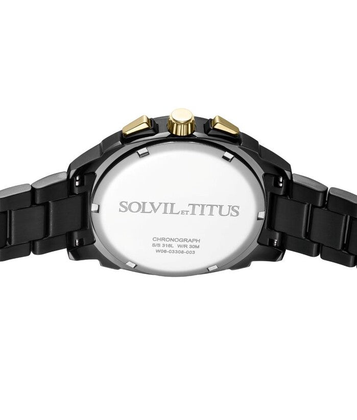 SOLVIL ET TITUS MODERNIST W06-03308-003 CHRONOGRAPH QUARTZ MEN WATCH