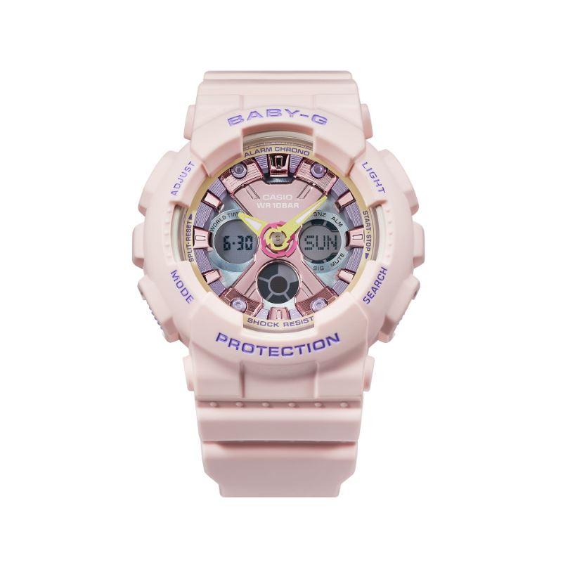 CASIO BABY-G BA-130PM-4ADR ANALOG-DIGITAL PINK WATCH