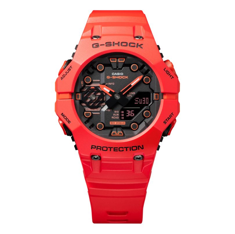 CASIO G-SHOCK GA-B001-4ADR ANALOG-DIGITAL RED WATCH