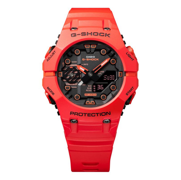 CASIO G-SHOCK GA-B001-4ADR ANALOG-DIGITAL RED WATCH
