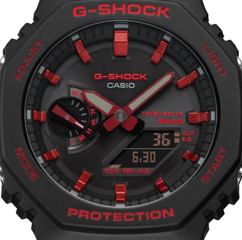 CASIO G-SHOCK GA-B2100BNR-1ADR SPECIAL COLOUR MODELS BLACK WATCH