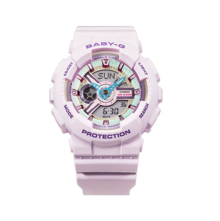 CASIO BABY-G BA-110XPM-6ADR ANALOG-DIGITAL PURPLE WOMEN WATCH